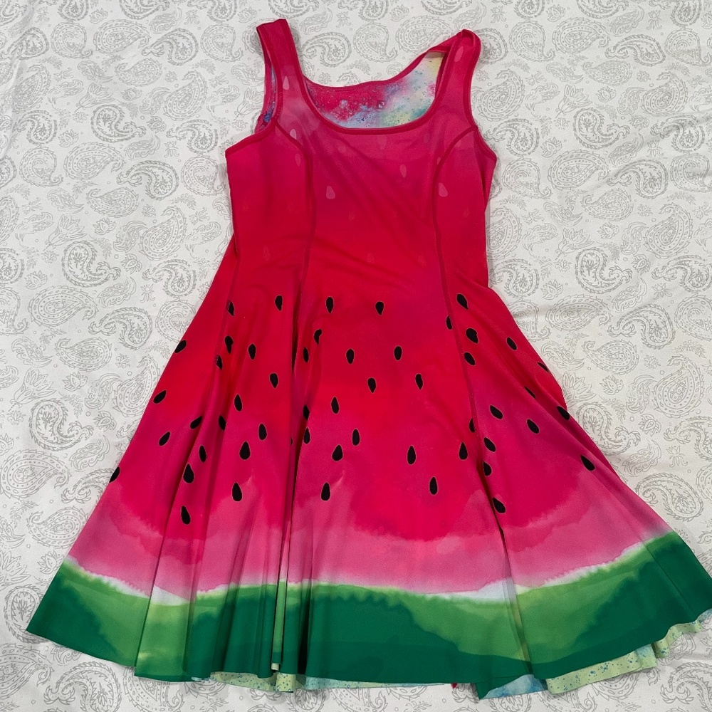 Reversible Watermelon and Galaxy dress